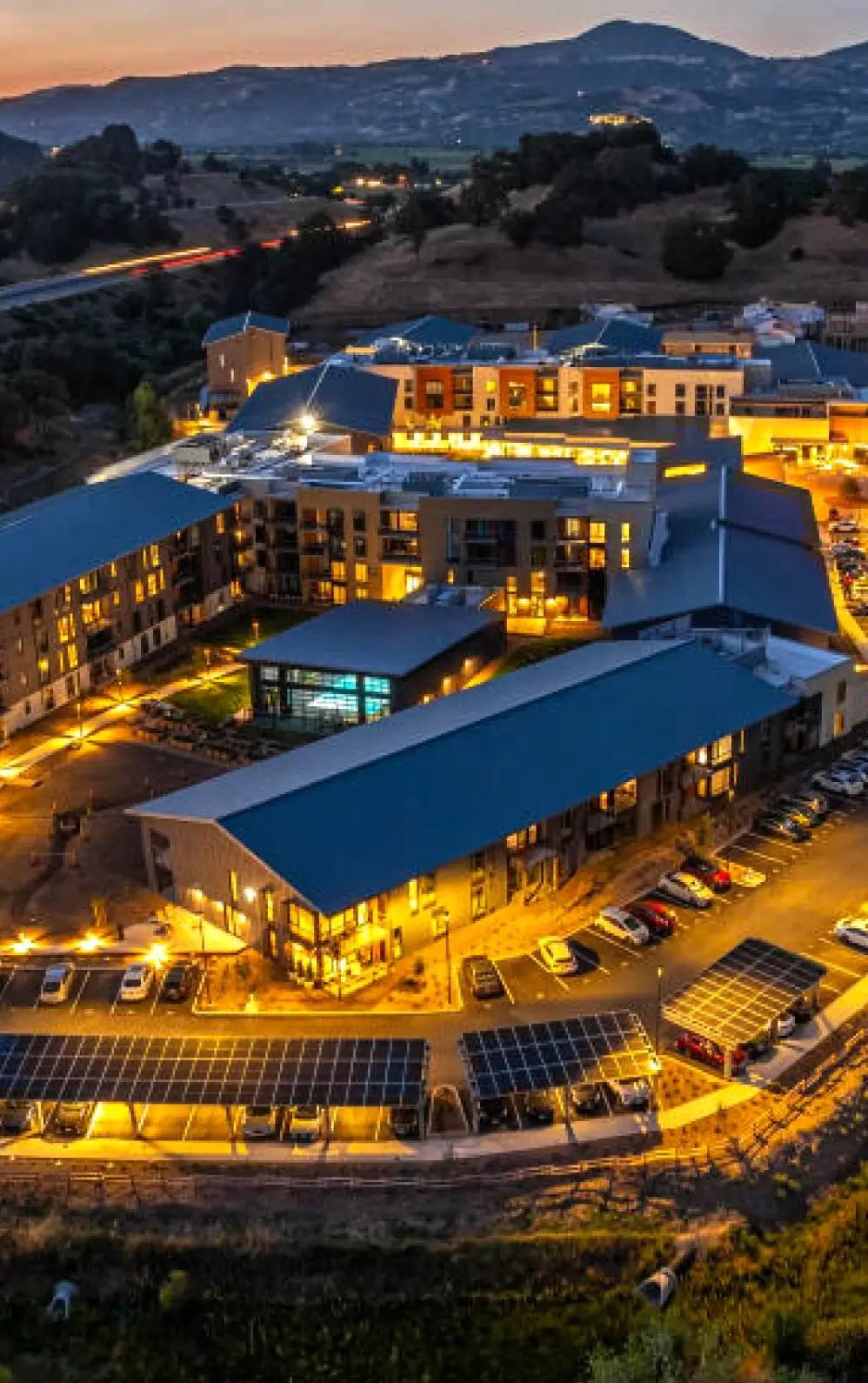 North Village Hotel project in Healdsburg showcasing hospitality construction supported by ACE Quality Control